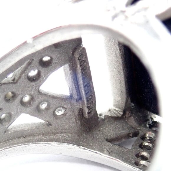 Kieselstein Cord Platinum 3ctw Diamond Black Spinel Cockatil Ring 1998 sz 5.5 - Picture 7 of 13